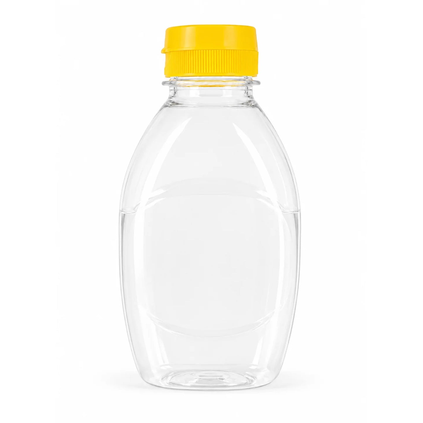 500 Grams/375ml Plastic Squeeze Containers Round Lid