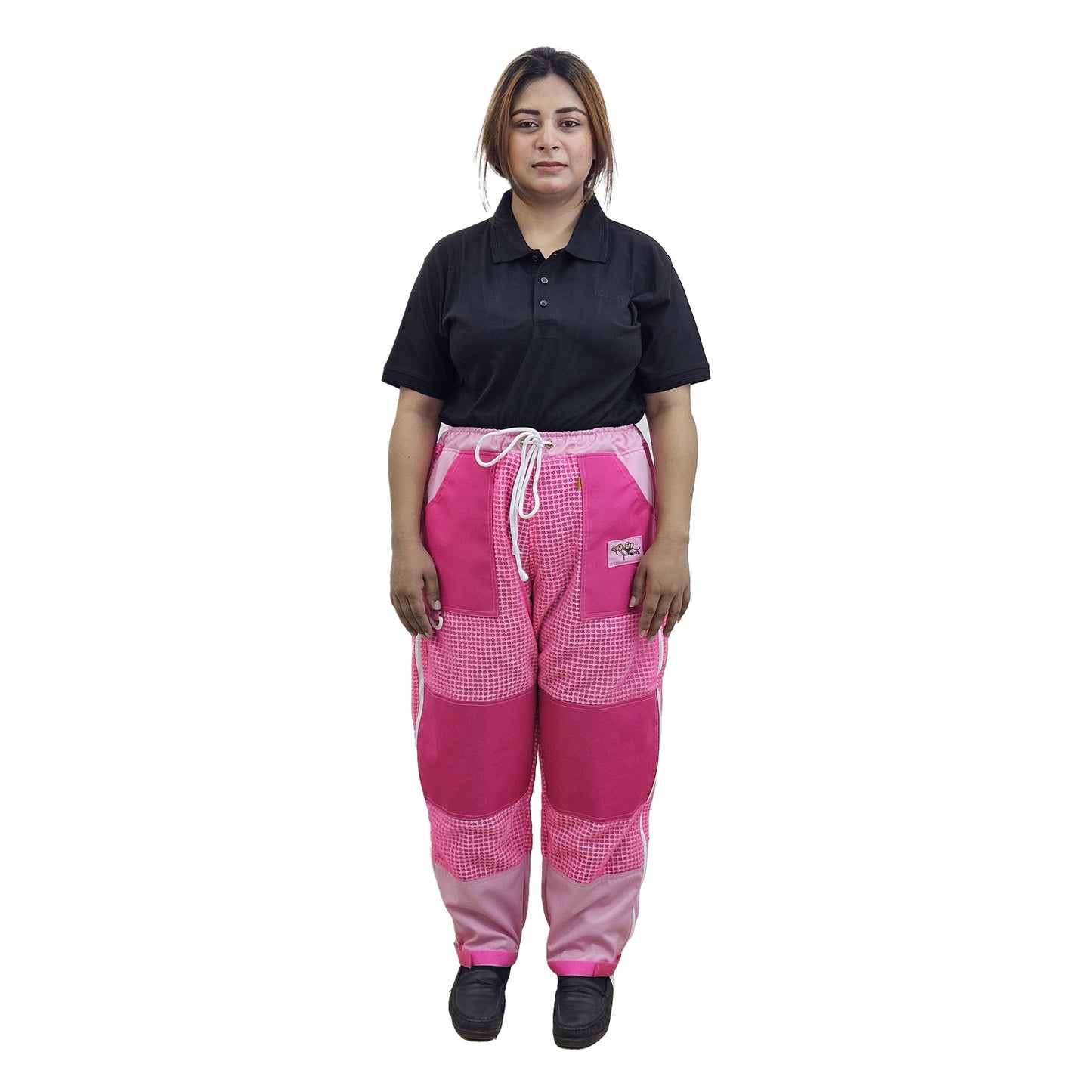 Pink Beekeeping Jacket & Trousers Pants Set 3 Layer Mesh Toilet Friendly easy to wear