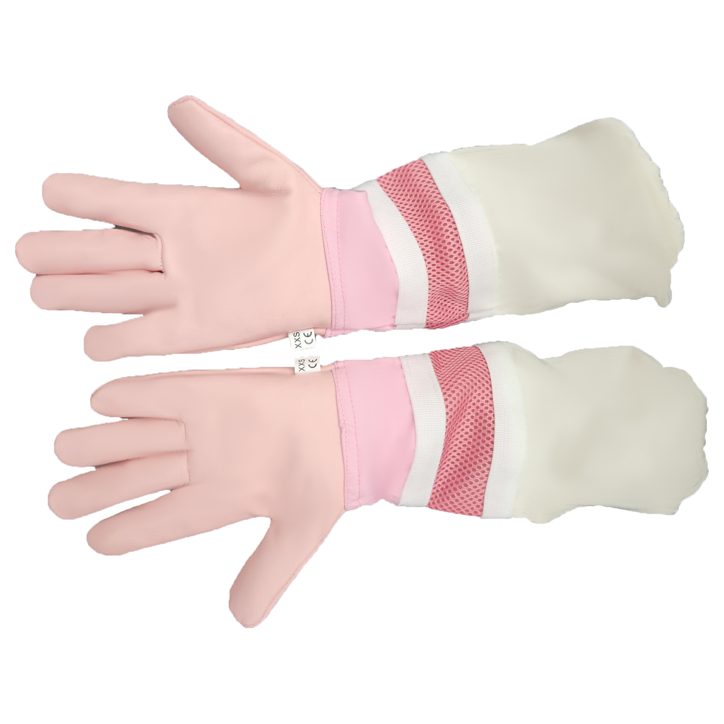Pink Poly Cotton Gloves Beekeeping