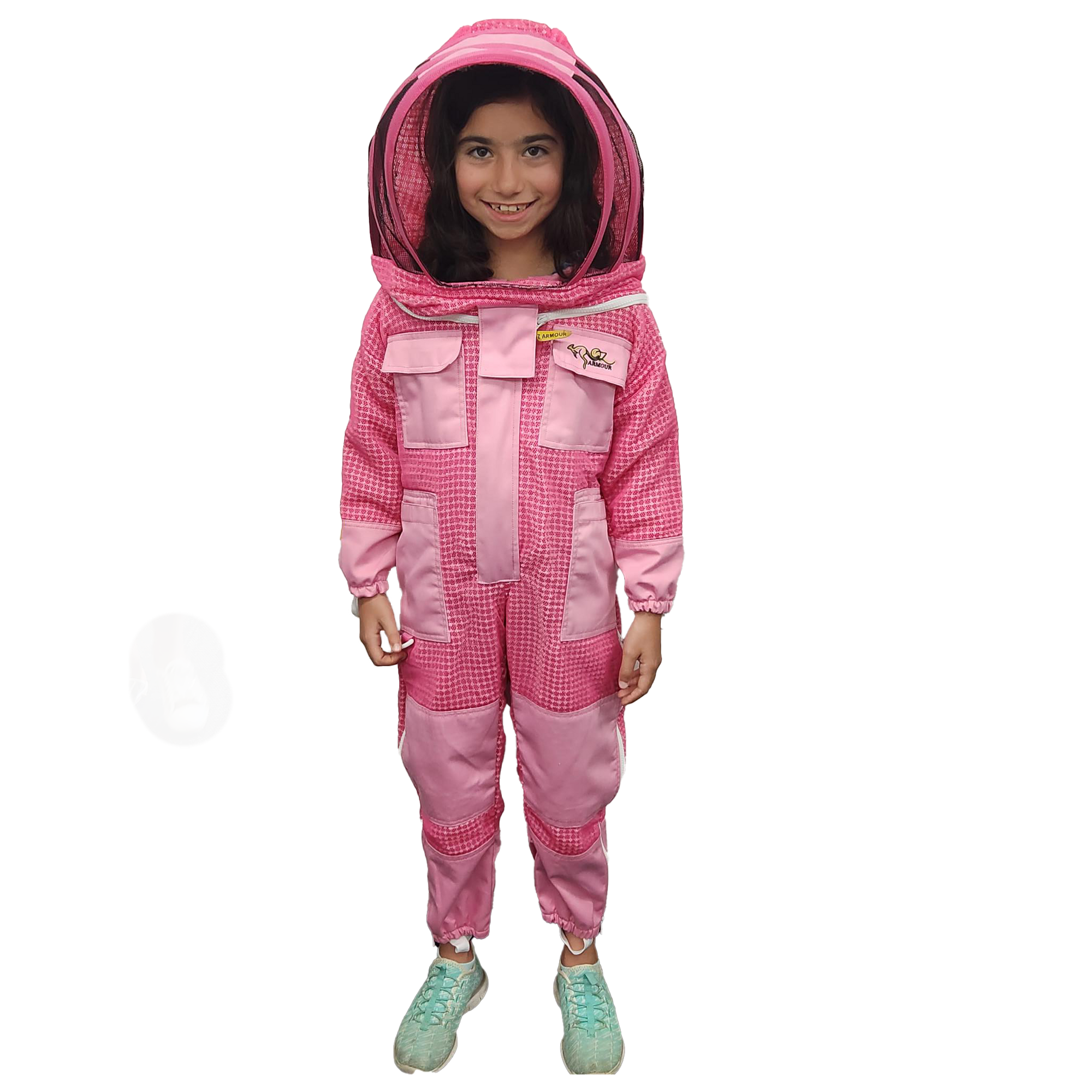 3 Layer Children's pink Beekeeping suit