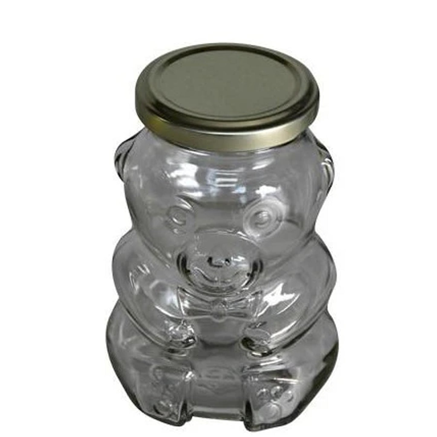 Teddy Bear Glass Jars 280ml / 350 Grams