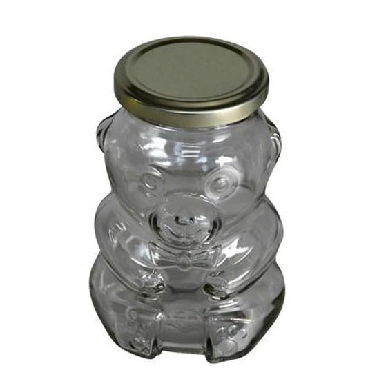Teddy Bear Glass Jars 280ml / 350 Grams