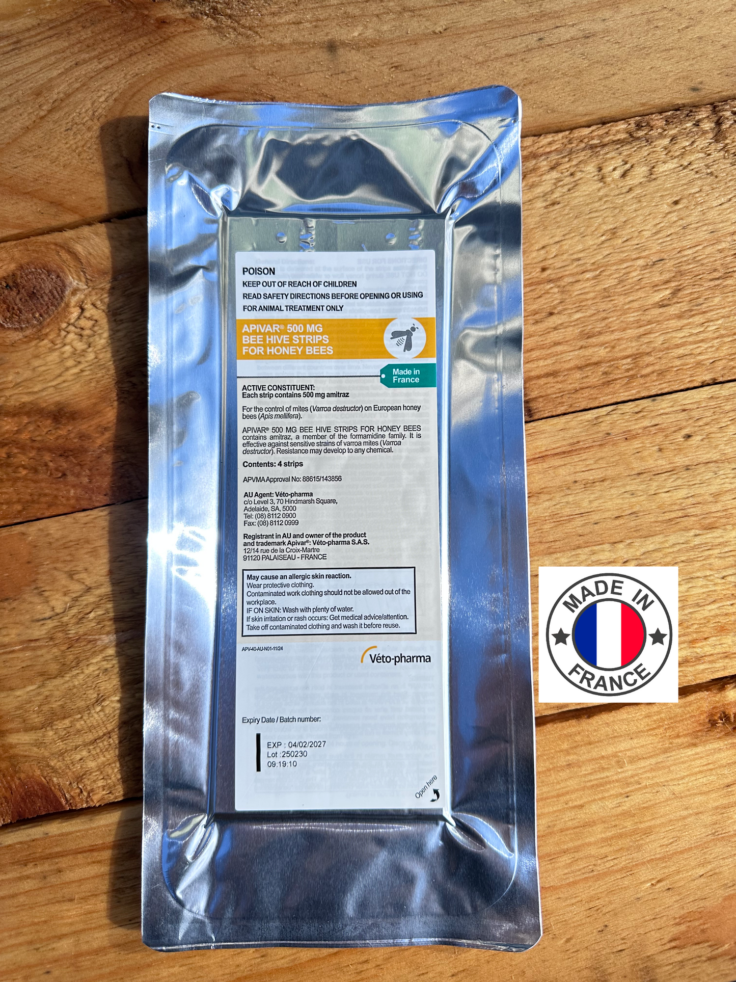 Apivar An Effective Treatment for Varroa Mites