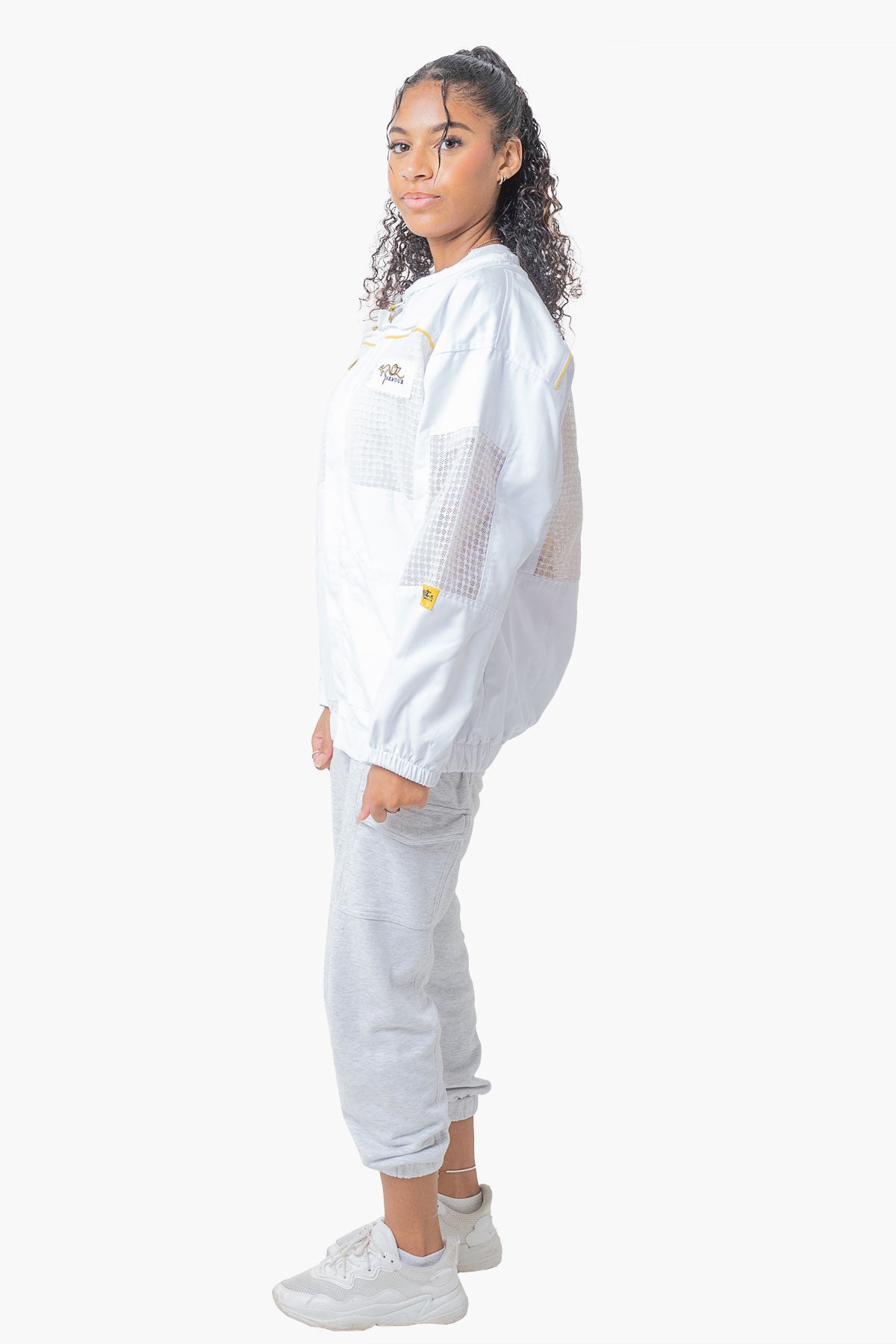 OZ ARMOUR Poly Cotton Semi Ventilated Beekeeping Suit With Round Brim Hat