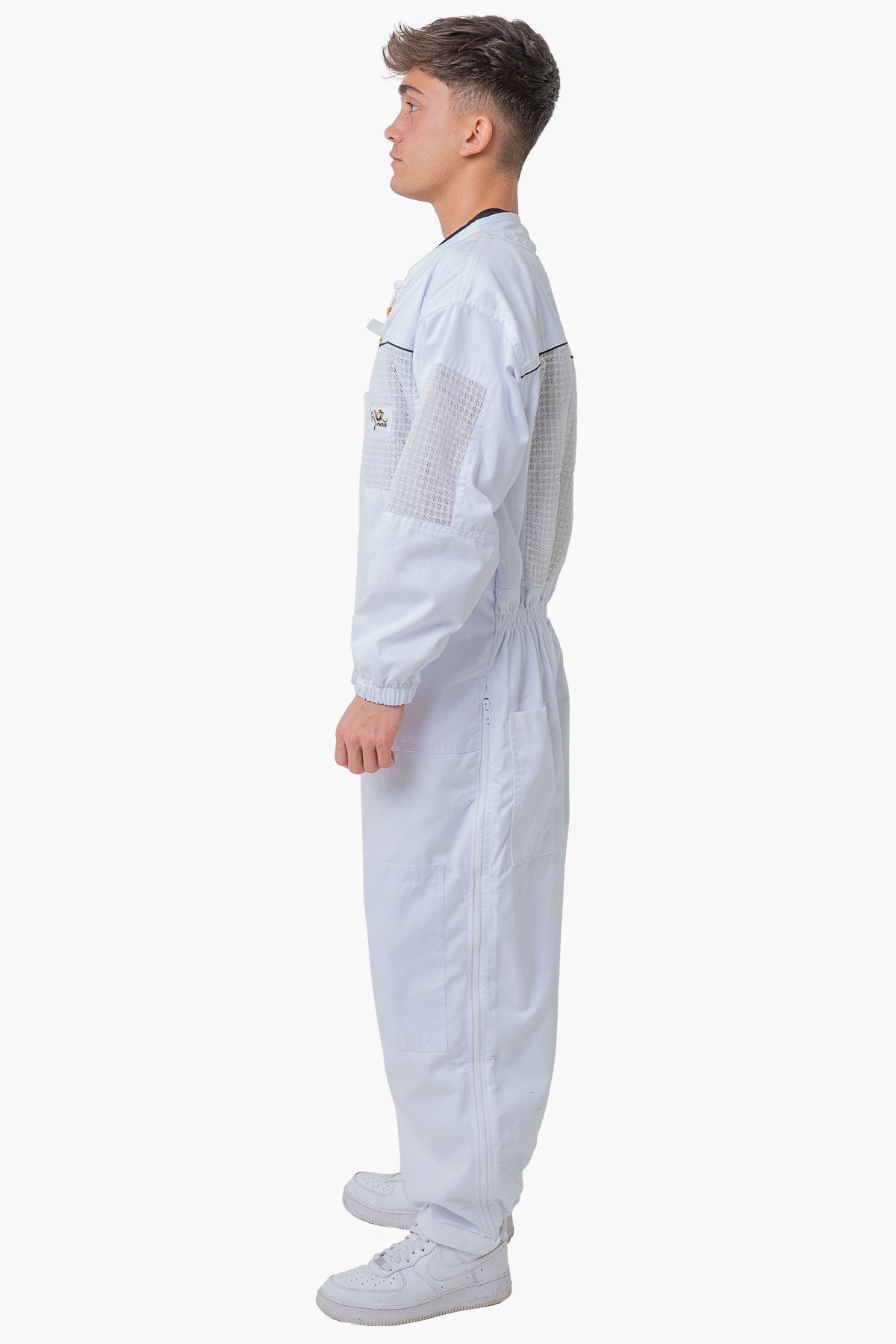 OZ ARMOUR Poly Cotton Semi Ventilated Beekeeping Suit With Round Brim Hat
