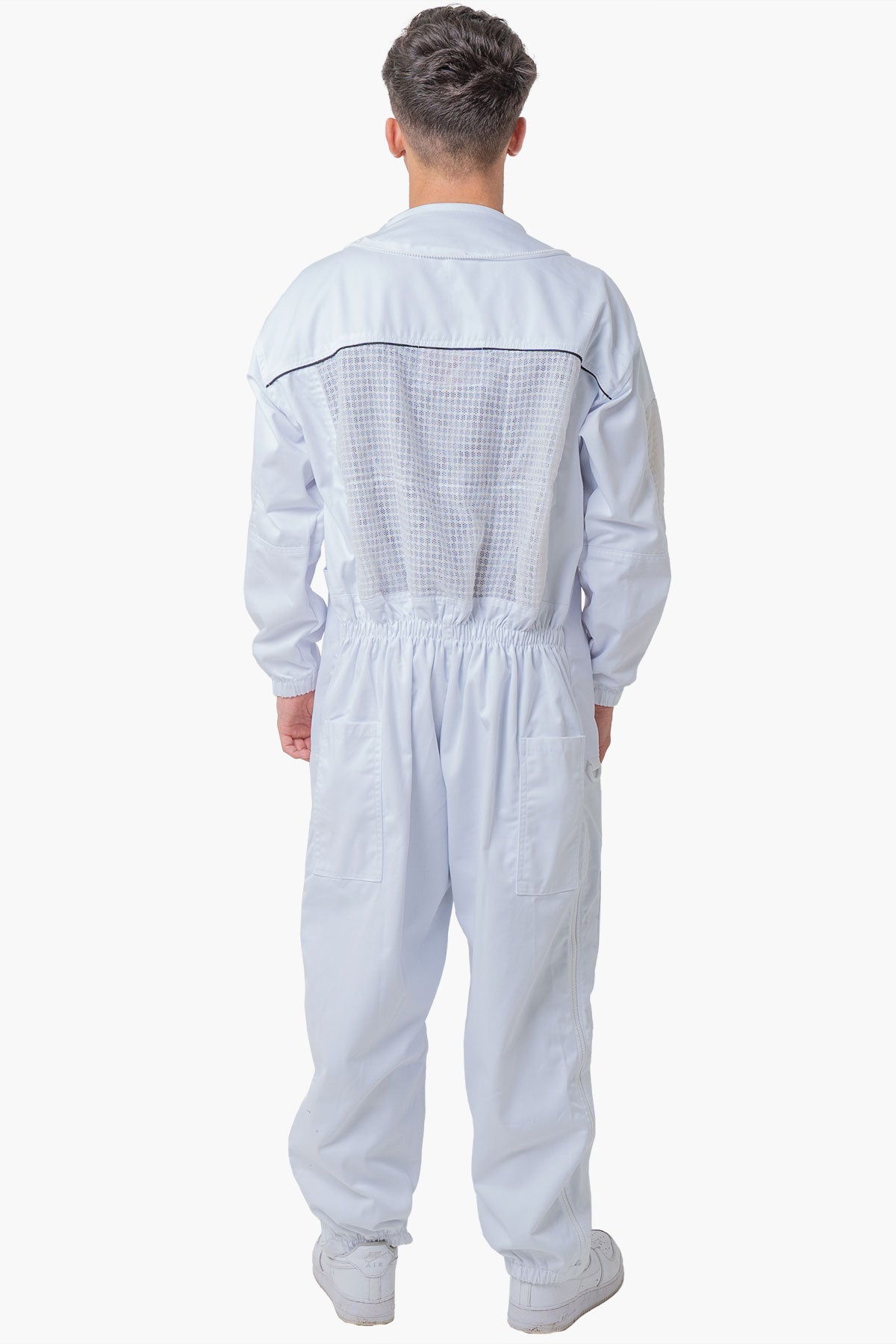 OZ ARMOUR Poly Cotton Semi Ventilated Beekeeping Suit With Round Brim Hat