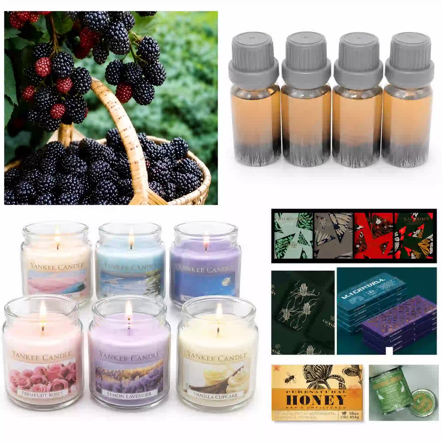 Candle Fragrance Oils fragrance collection and usage examples