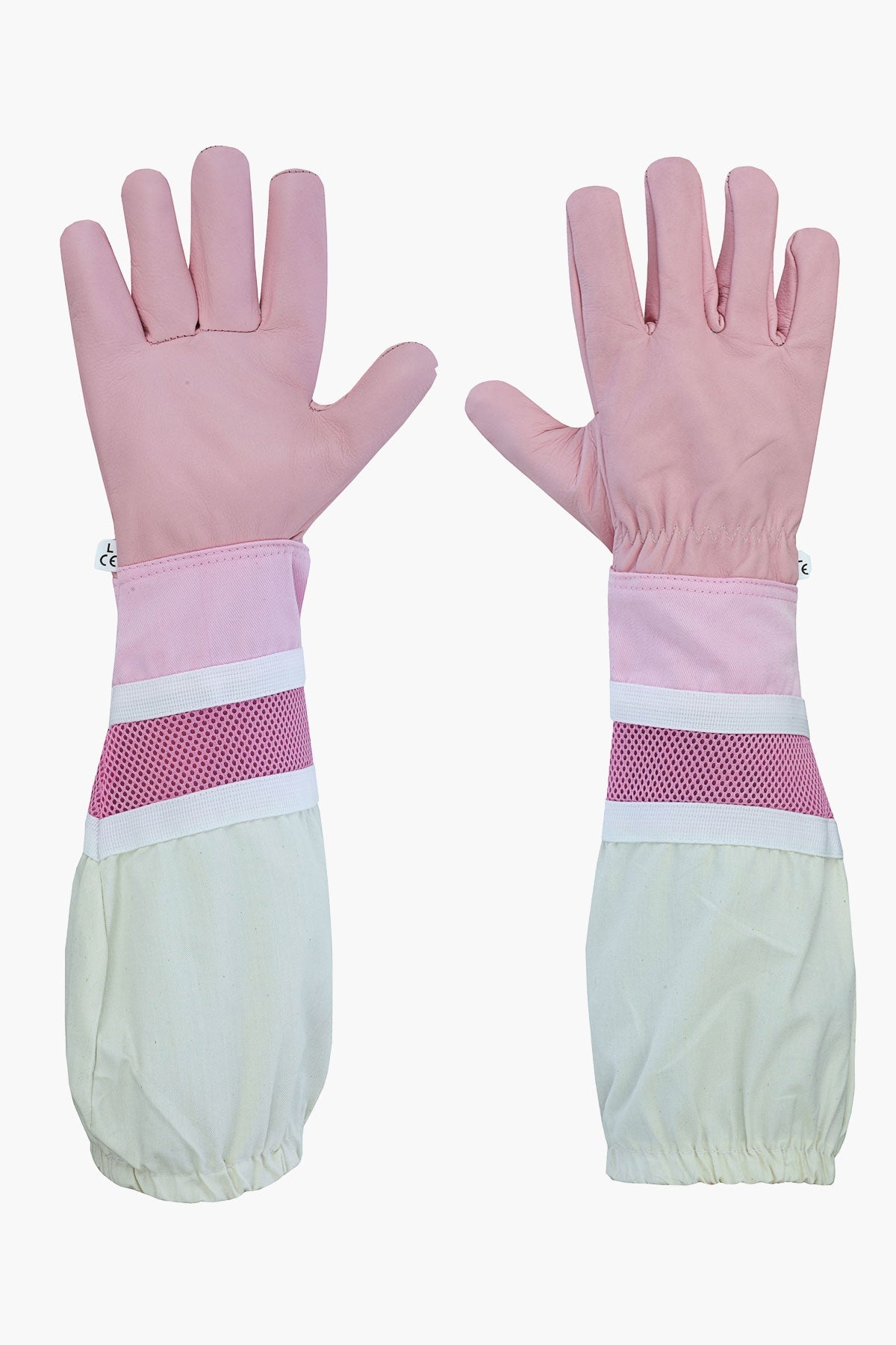 Children OZ ARMOUR Pink Cow Hide Ventilated Gloves