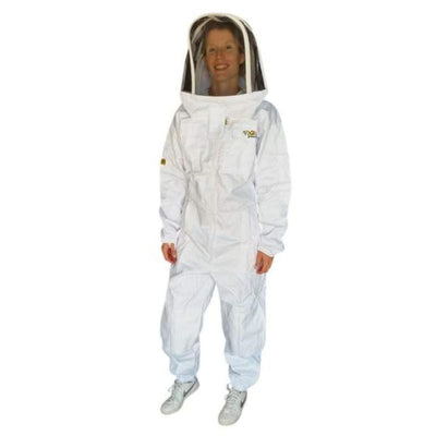 OZ ARMOUR Pre Shrunk Poly Cotton Beekeeping Suit With Fencing Veil
