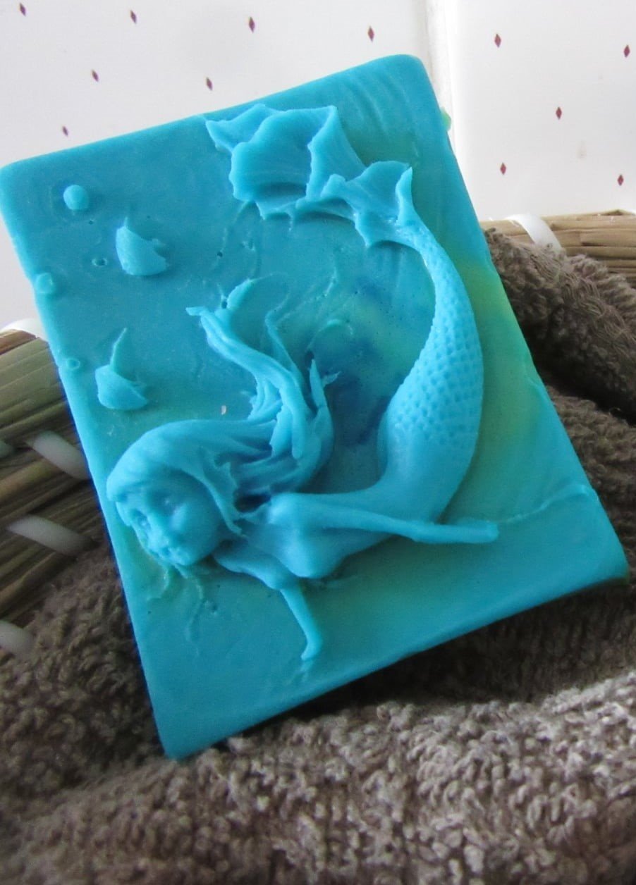Silicone Candle/Bath Bomb Mold Mermaid