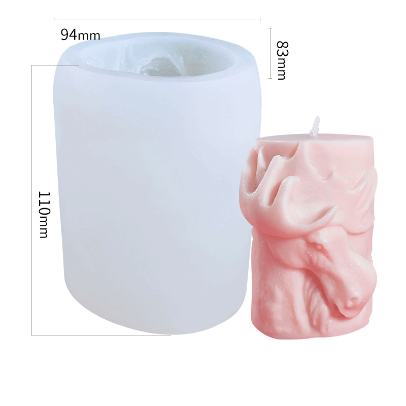 Animal Shape Silicone Candle Mould - Height 110 mm