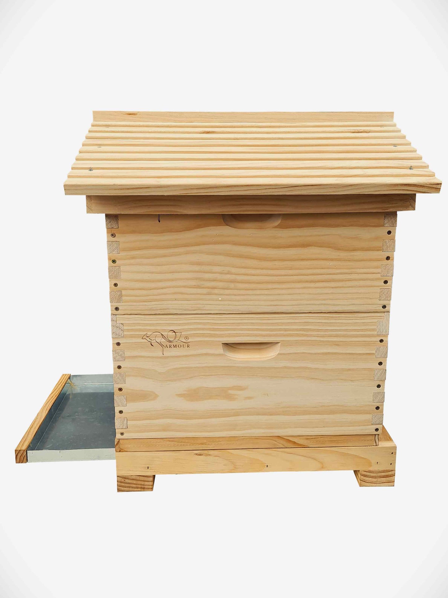 Beehive With Mesh Bottom Board Beetle Trap