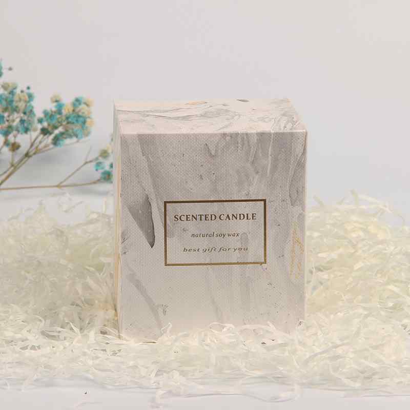 Gray Ceramic Candle