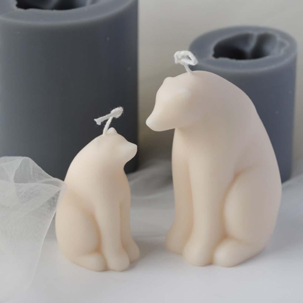 Candle Mould Bear Shape