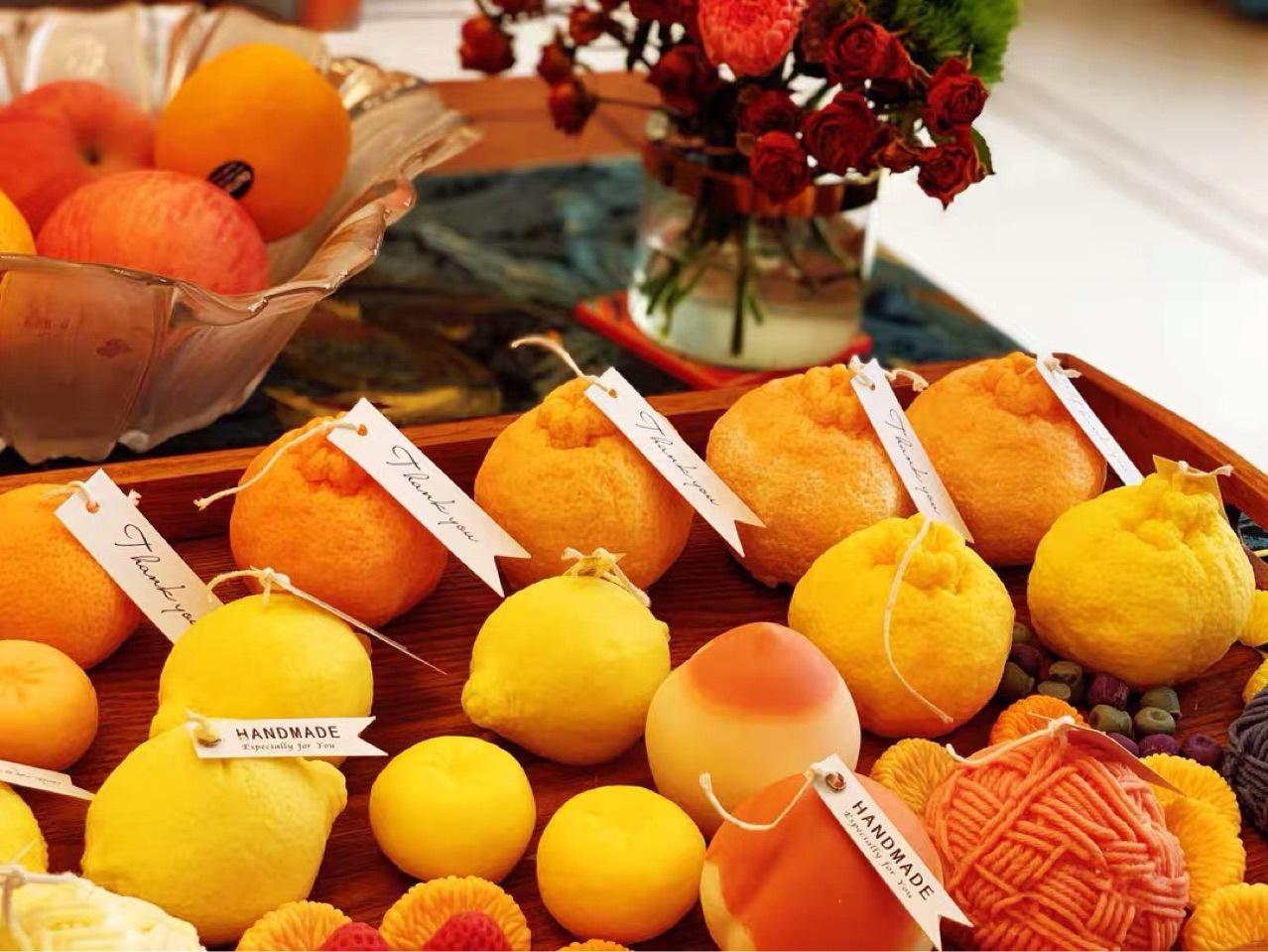 Candle Mould Mandarin shape