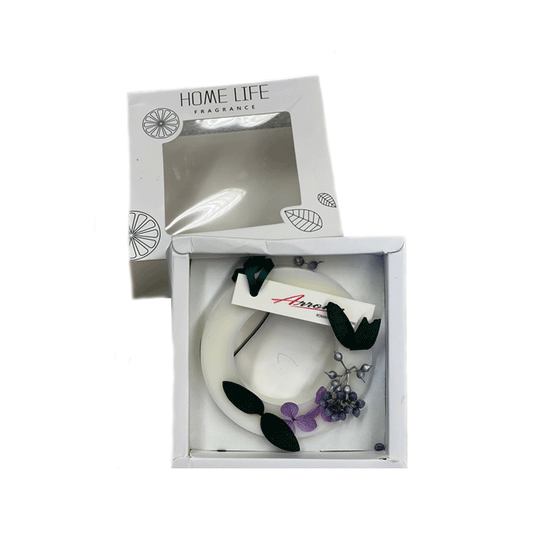 Dried Flower And Leave Scented Candle