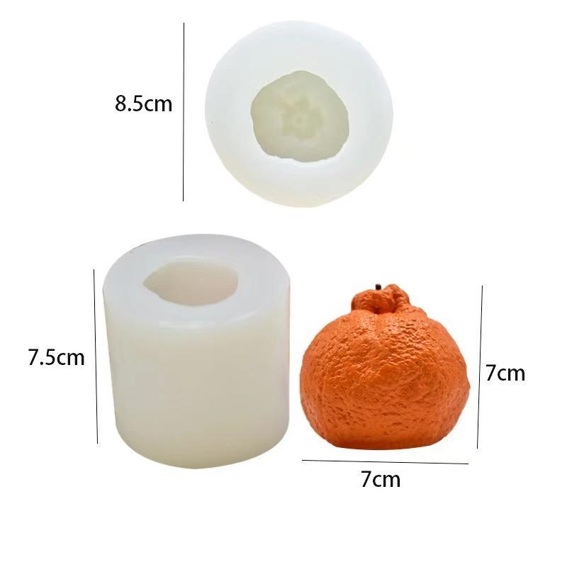 Candle Mould Mandarin shape