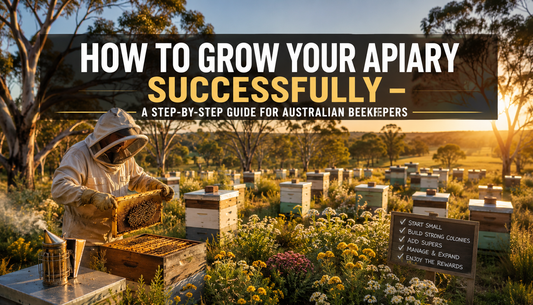 How to Grow Your Apiary Successfully – A Step-by-Step Guide for Australian Beekeepers