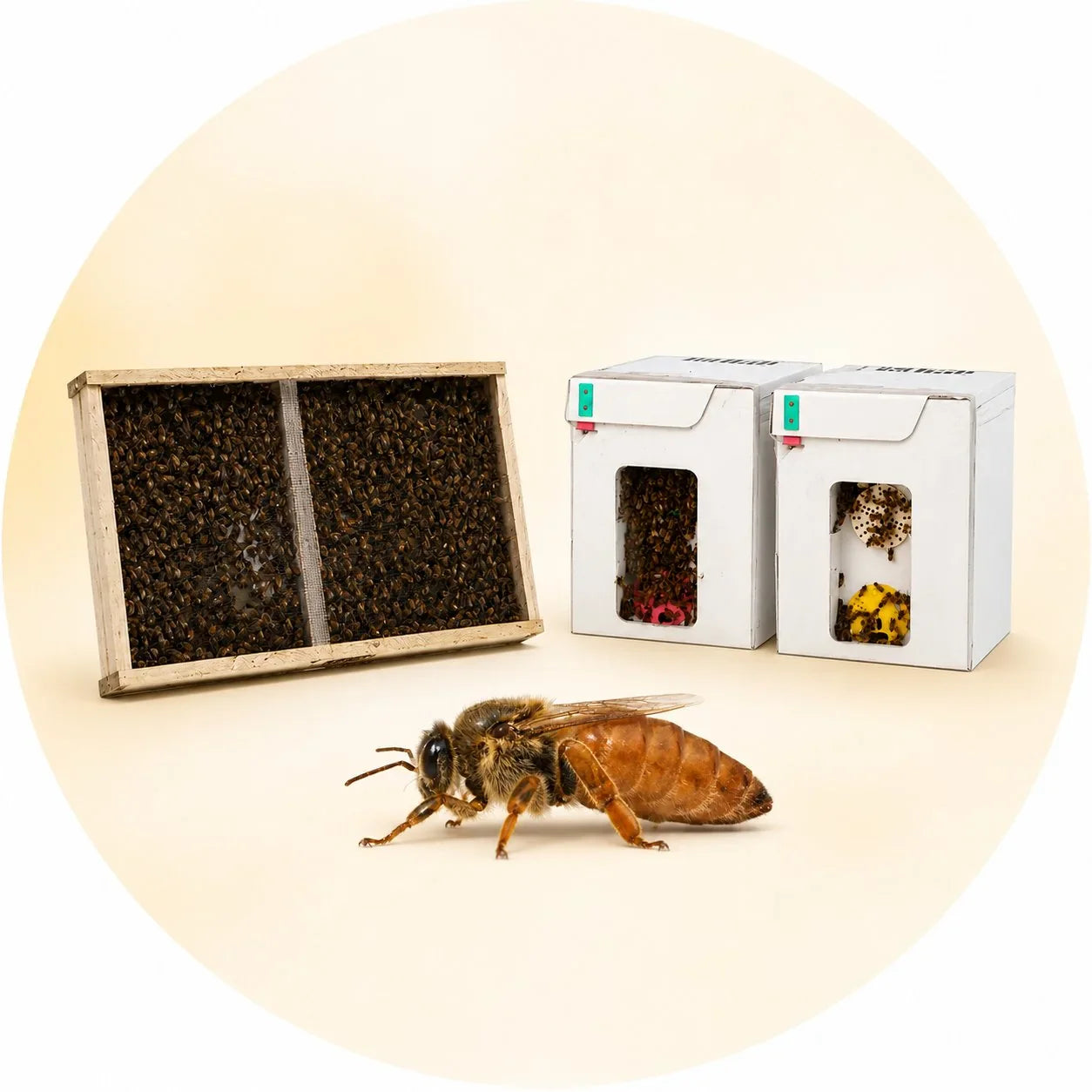 Live package bees