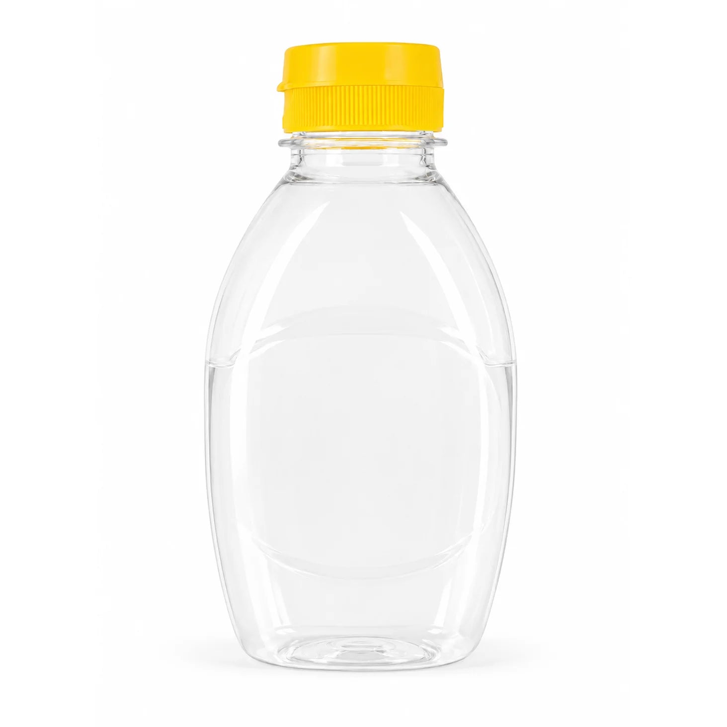 500 Grams/375ml Plastic Squeeze Containers Round Lid