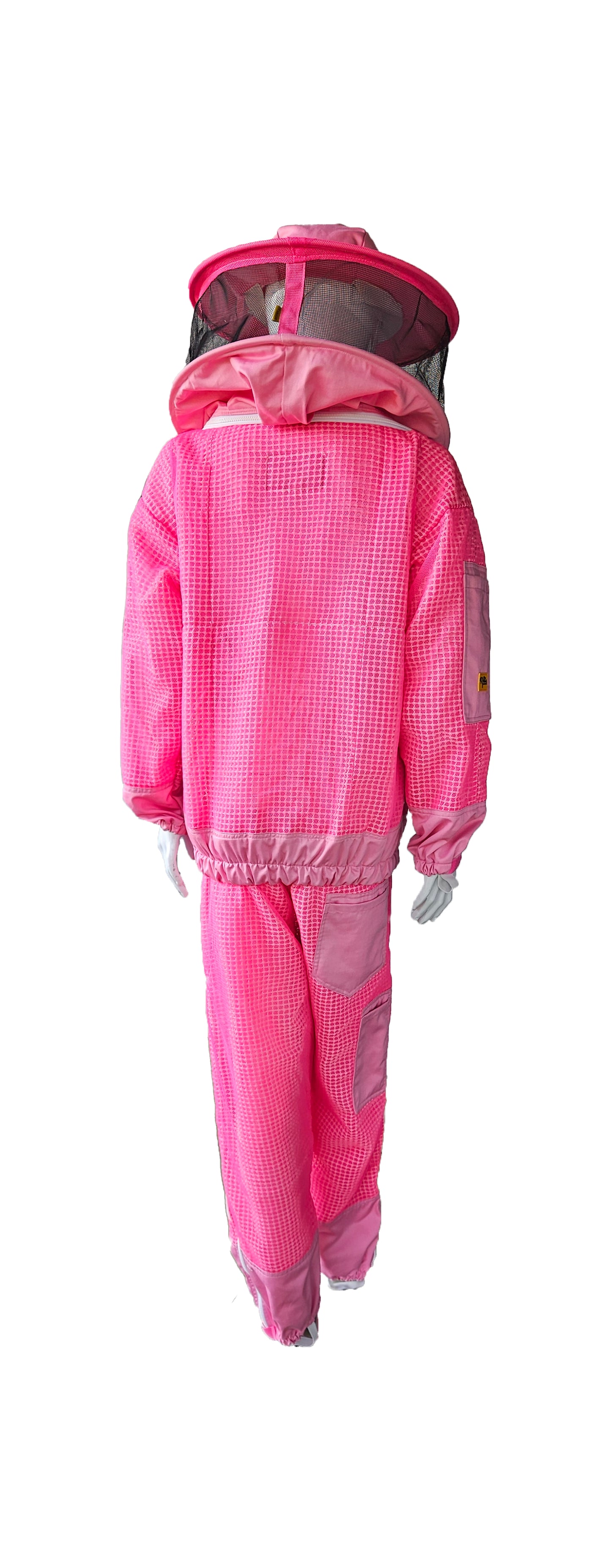 Pink Beekeeping Jacket & Trousers Pants Set 3 Layer Mesh Costume