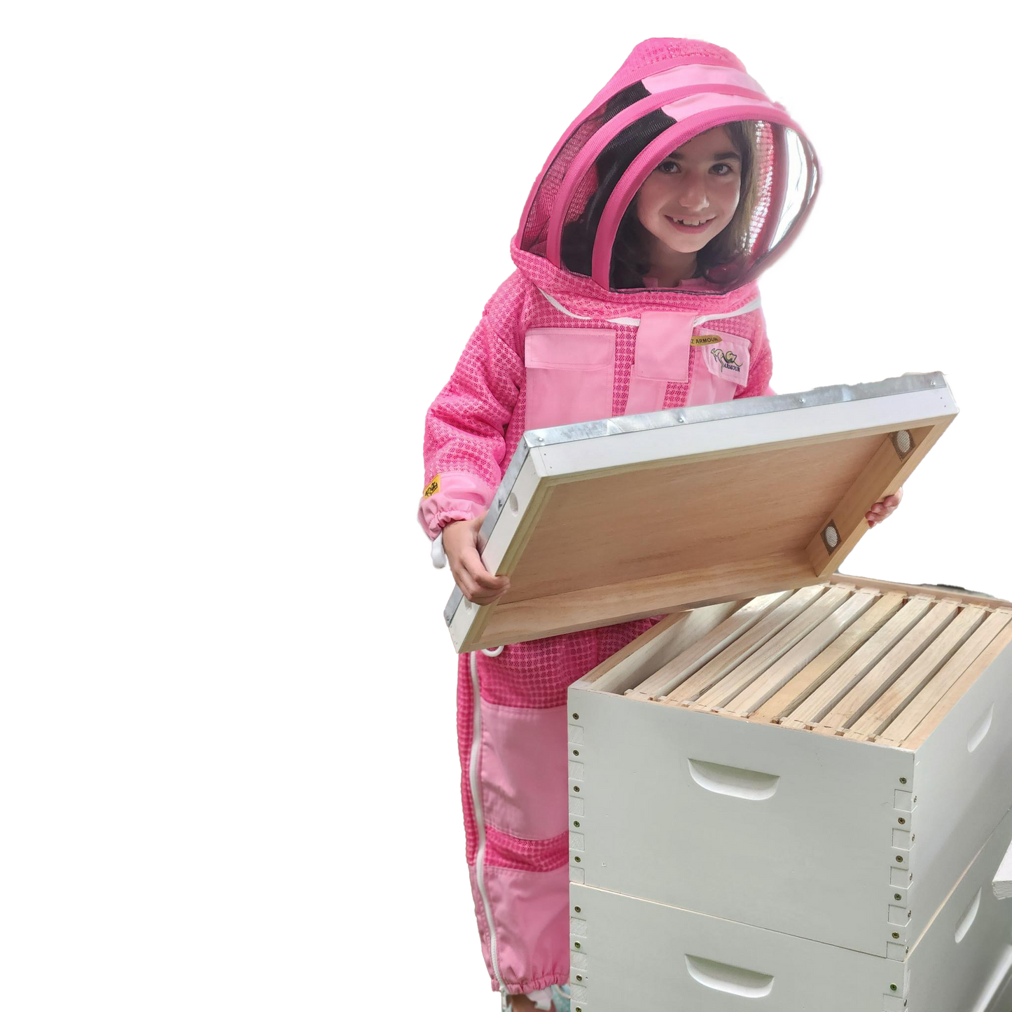 3 Layer Children's pink Beekeeping suit