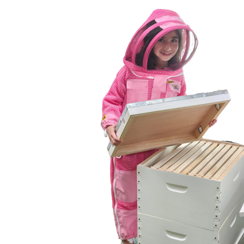 3 Layer Children's pink Beekeeping suit