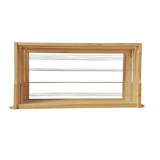Premium New Zealand Pine Assembled & Wired Beehive Frames- Full Depth