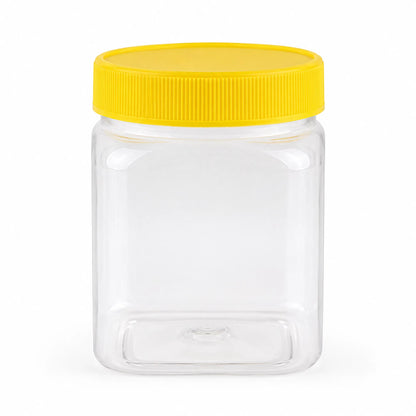 250 Grams/200 ml Square Plastic Honey Containers