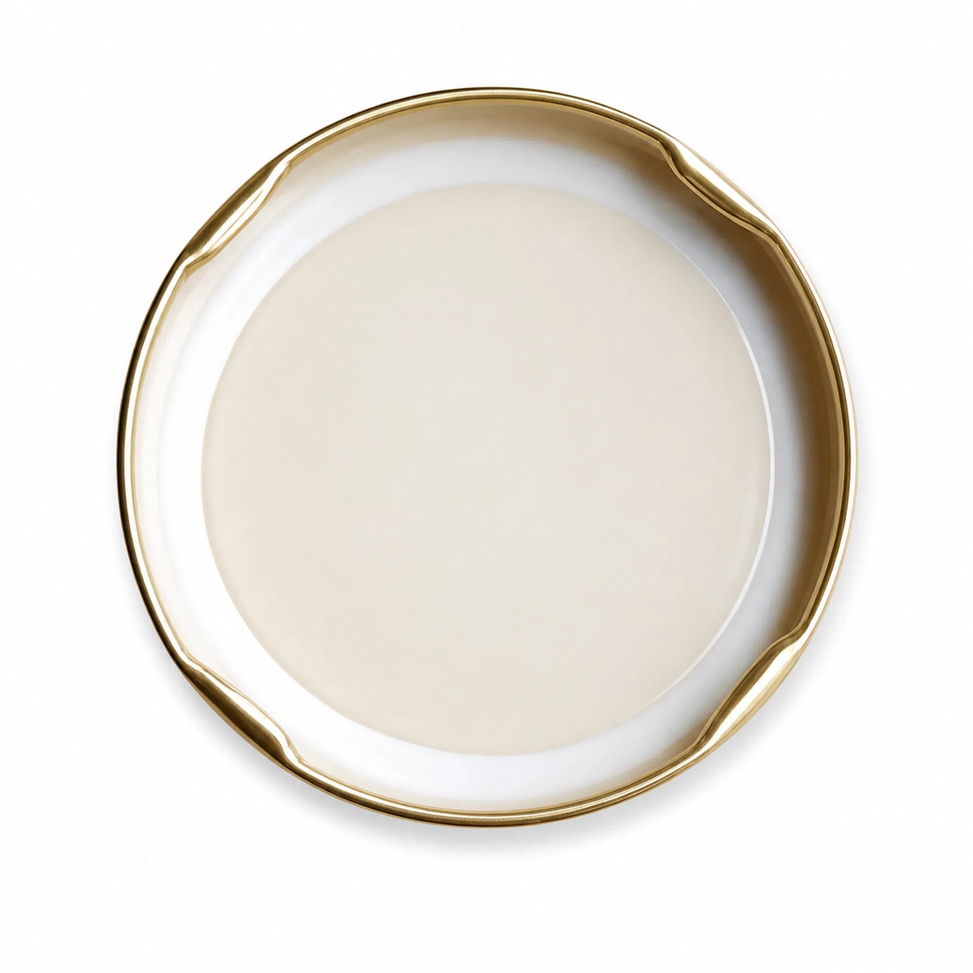 Gold metal honeycomb lid for round glass honey jars