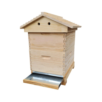 OZ ARMOUR Gabled Telescopic Beehive With Mesh Bottom Board