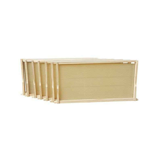 Assembled Wax Embedded Full Depth New Zealand pine Beehive Frames