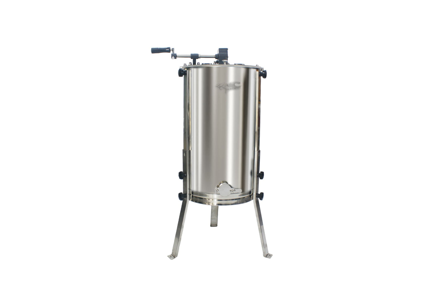 3 Frames Manual Honey Extractor Full SS 304 Food Grade Stainless Steel