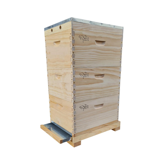 Three Levels OZ ARMOUR Beehive With Mesh Bottom Board Flat Pack
