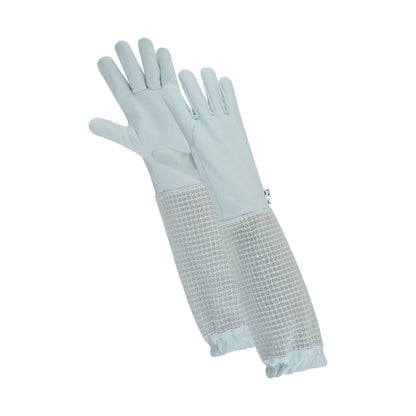 OZ ARMOUR Cow Hide Gloves with three Layer Mesh Ventilation