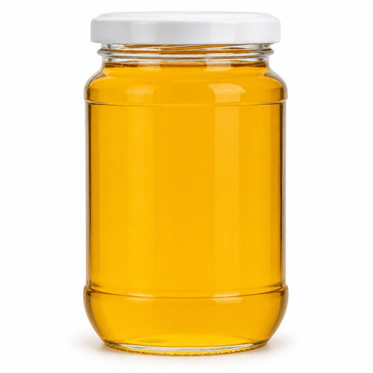 Round Glass Jars Honey