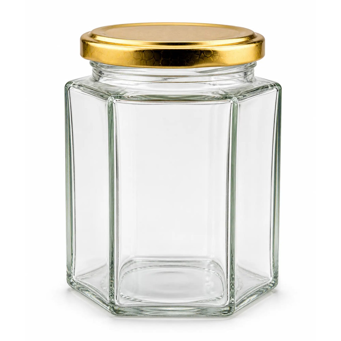 770 ML HEXAGONAL GLASS JARS HONEY CONTAINERS