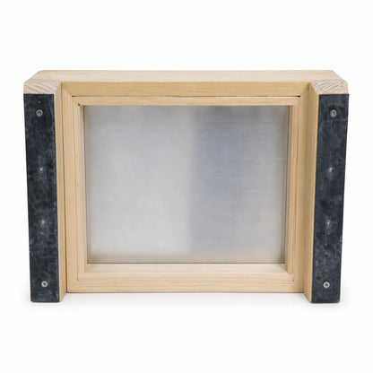 8/10 Frames Mesh Bottom Board Rubber Coated Feet With Beetle Trap top view