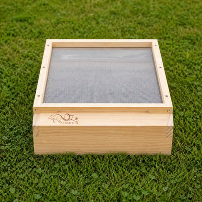 8/10 Frames Mesh Bottom Board Rubber Feet With Beetle Trap