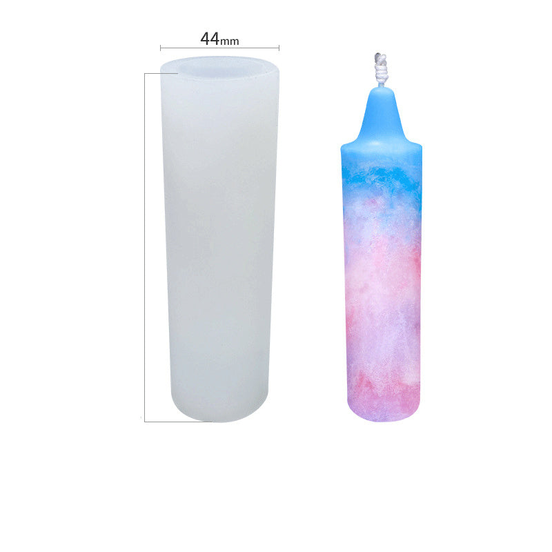 Long Pillar Silicone Candle Mold Measurements
