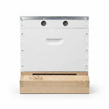 OZ ARMOUR Painted Brood Box — Wax-Dipped Mesh Bottom Board
