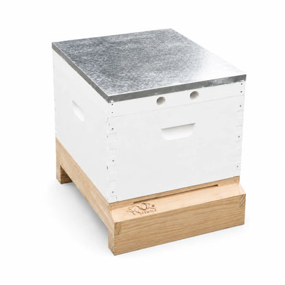 OZ ARMOUR Painted Brood Box — Wax-Dipped Mesh Bottom Board