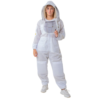 OZ ARMOUR 3 Layer Mesh Ventilated Beekeeping Suit With Fencing Veil