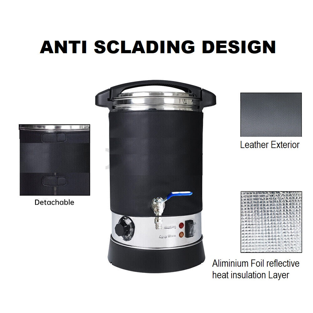 Candle Wax Melter 8L 1800W Candle Making Large Melting Pot
