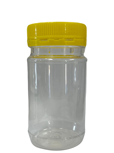 375 Ml/500 Grams Round Plastic Jars Honey Containers Plastic Lid