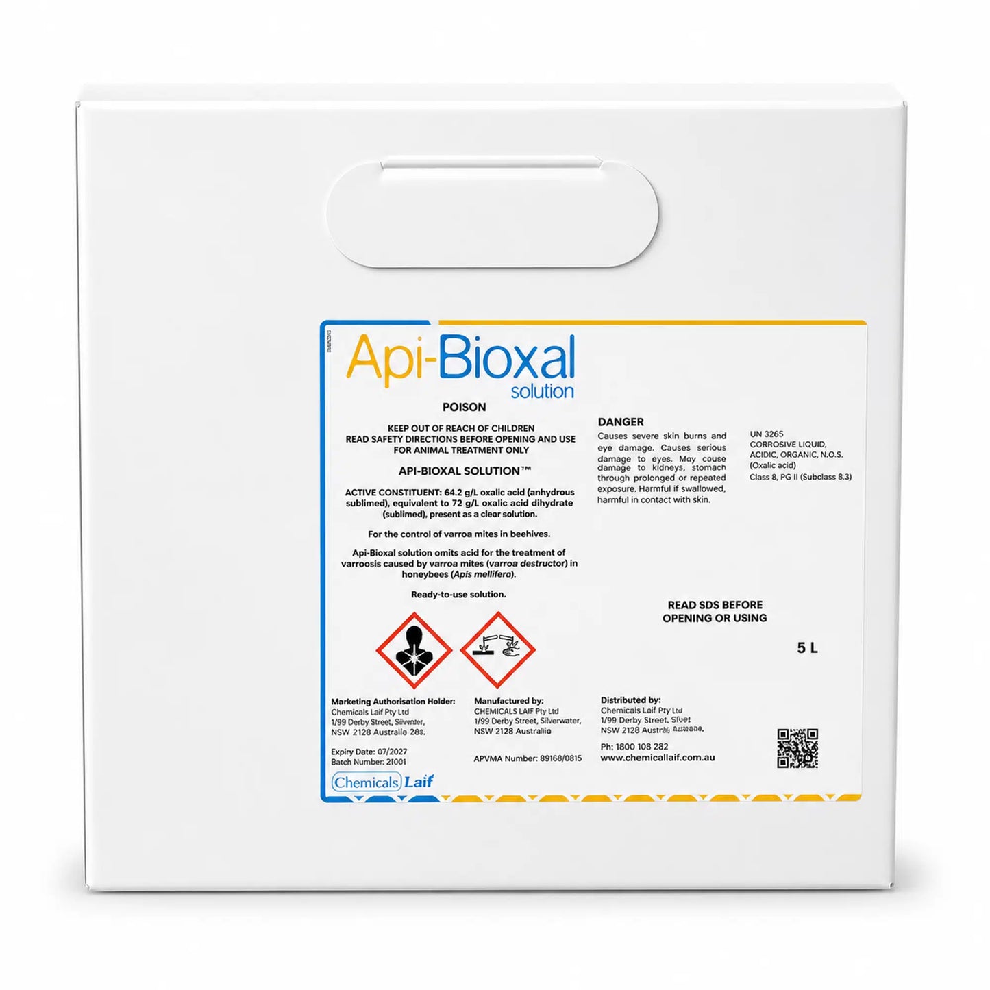 Api-Bioxal Liquid – Varroa Mite Control | 90%+ Effective – Detail View