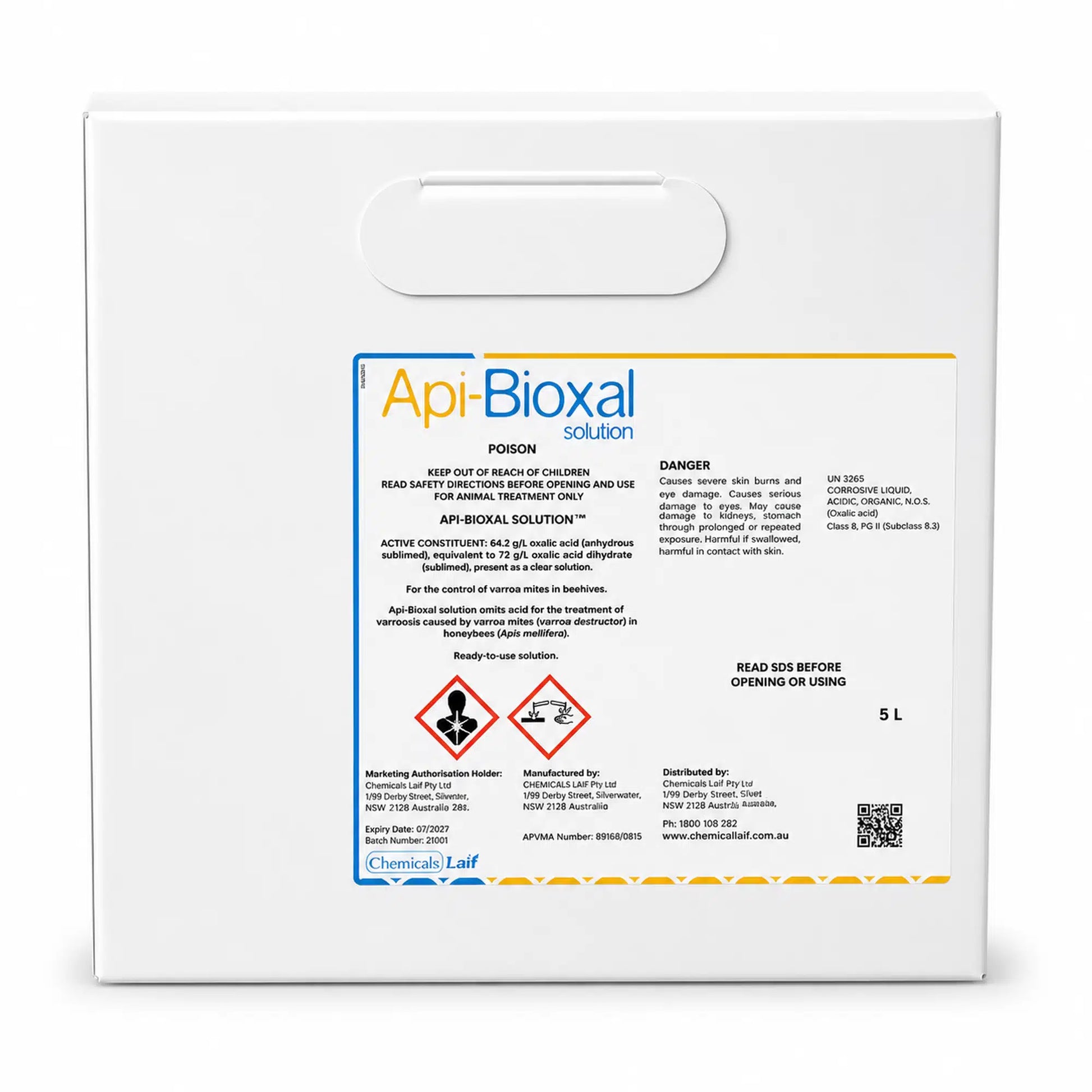 Api-Bioxal Liquid – Varroa Mite Control | 90%+ Effective – Detail View