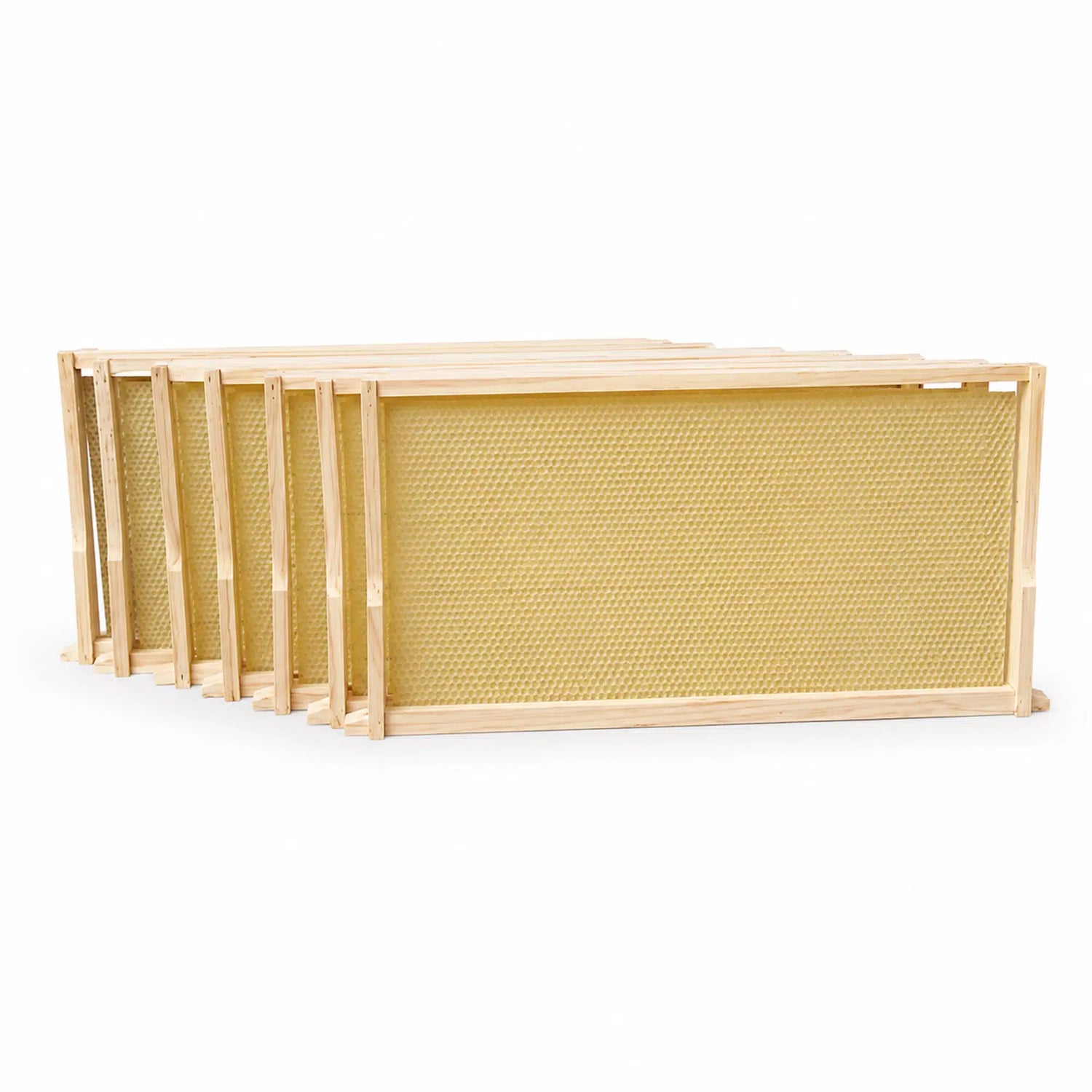 Wax Embedded Beehive Frames