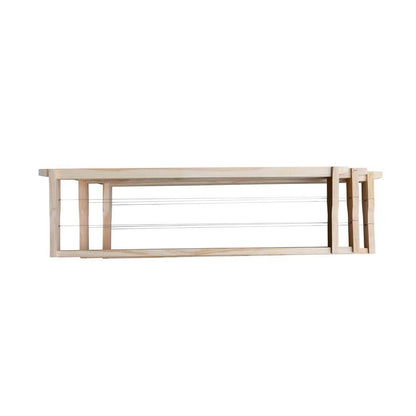 Ideal Assembled & Wired Beehive Frames NZ Pine — Save When Buying In Bulk
