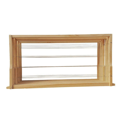 Premium New Zealand Pine Assembled & Wired Beehive Frames- Full Depth